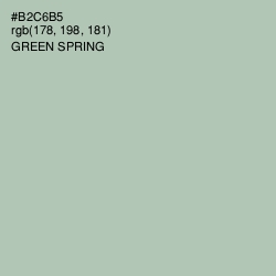 #B2C6B5 - Green Spring Color Image